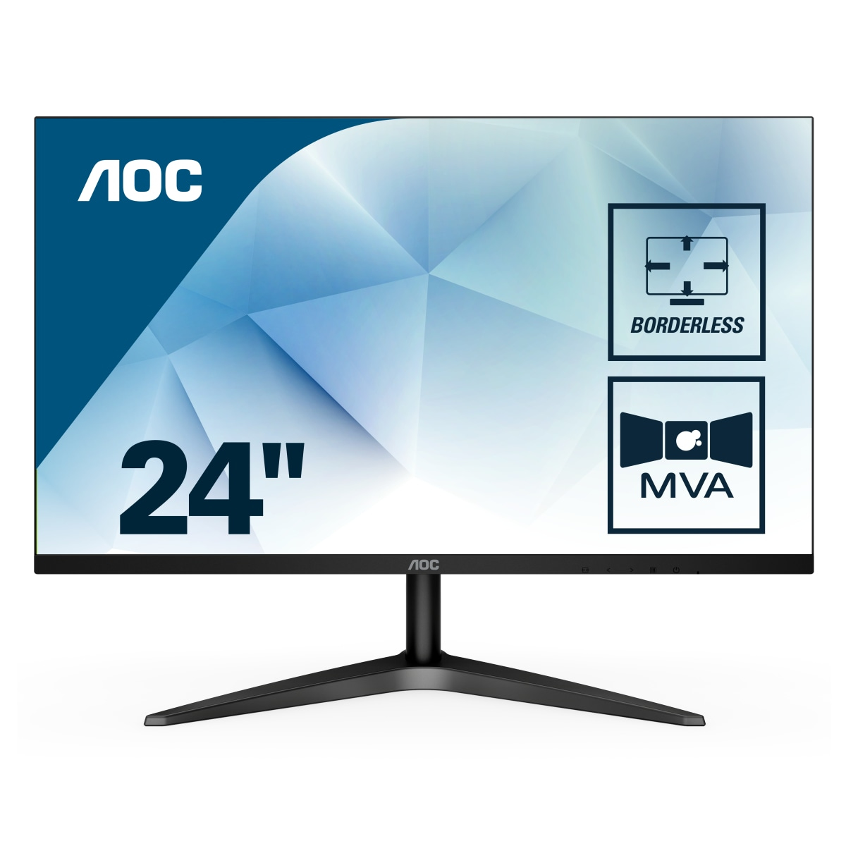 AOC Basic-line 24B1H monitor piatto per PC 59,9 cm (23.6") 1920 x 1080 Pixel Full HD LED Nero [24B1H]