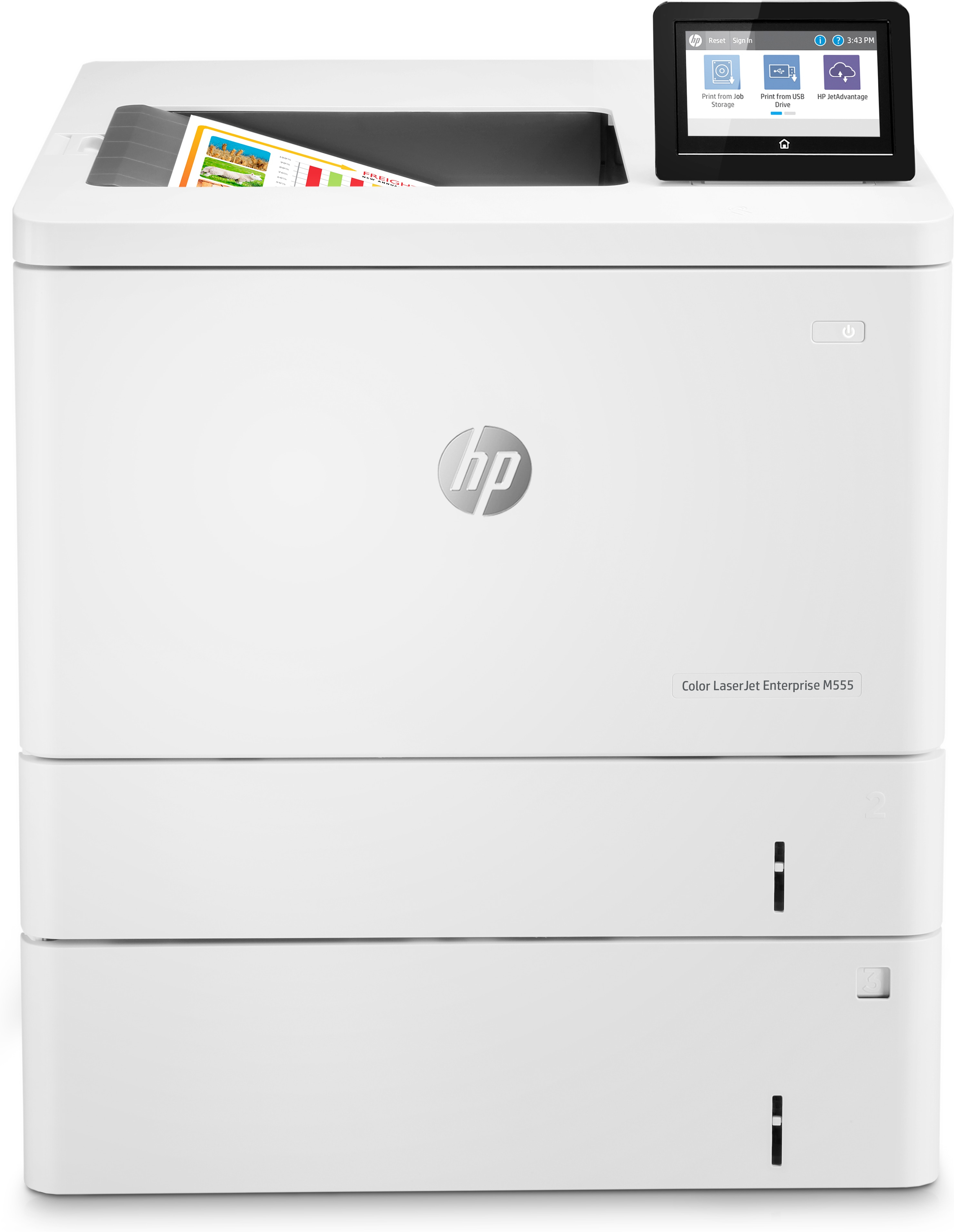 HP COLOR LASERJET ENTERPRISE M555x STAMPANTE LASER A COLORI A4 DUPLEX WI-FI USB 2.0 LAN GIGABIT 38p [7ZU79A#B19]