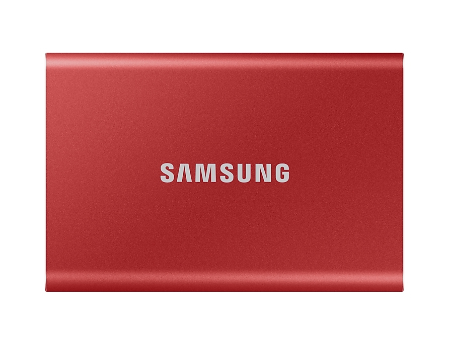 SSD esterno Samsung T7 2000 GB Rosso [MU-PC2T0R/WW]
