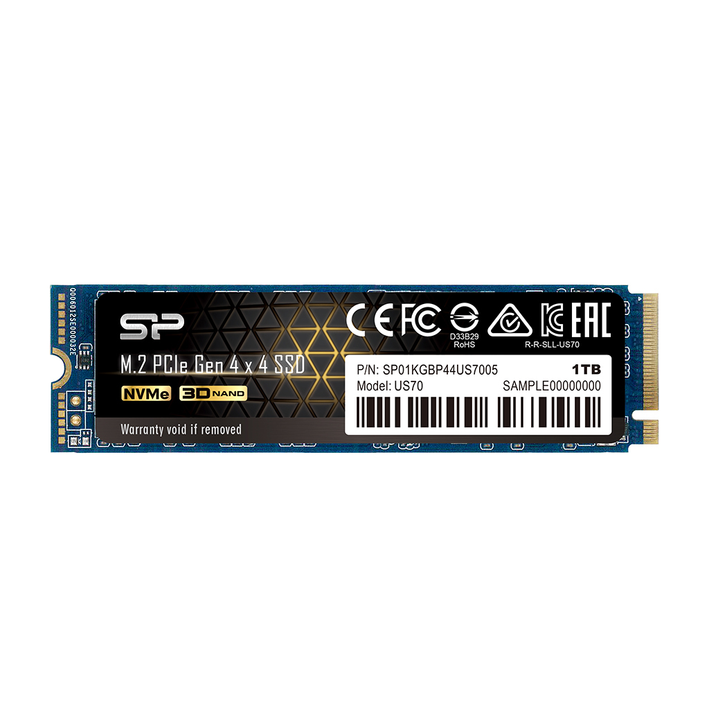 SSD Silicon Power US70 M.2 1000 GB PCI Express 4.0 3D NAND NVMe
