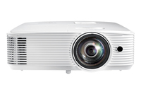 Optoma W309ST - DLP-projector - portable - 3D - 3800 lumens - WXGA (1280 x 800) - 16:10 - 720p - vaste lens voor korte afstand (E9PD7DR01EZ1)