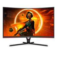 C32G3AE/BK, Gaming-Monitor 80 cm(32 Zoll), schwarz/rot, AMD Free-Sync, FullHD, VA, 165Hz Panel